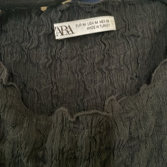 Zara black midi dress, bought June 2023, side M, worn once. Excellent condition! - Picture 3 of 4